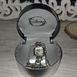 Disney Silver Charm Bracelet Mini Mouse Watch